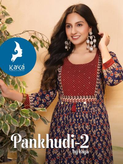 PANKHUDI VOL 2 BY KAVYA KURTI DESIGNER COTTON KURTIS WHOLESALER IN INDIA